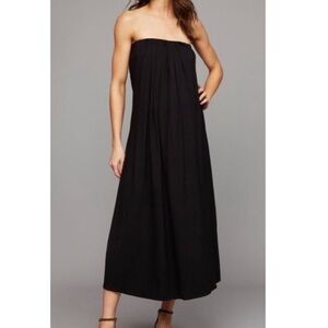 Isabella Oliver Keira Black Maternity Strapless Dress